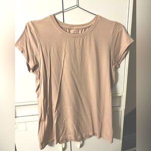 Tahari tee shirt. NWOT. Never worn. Muted salmon color